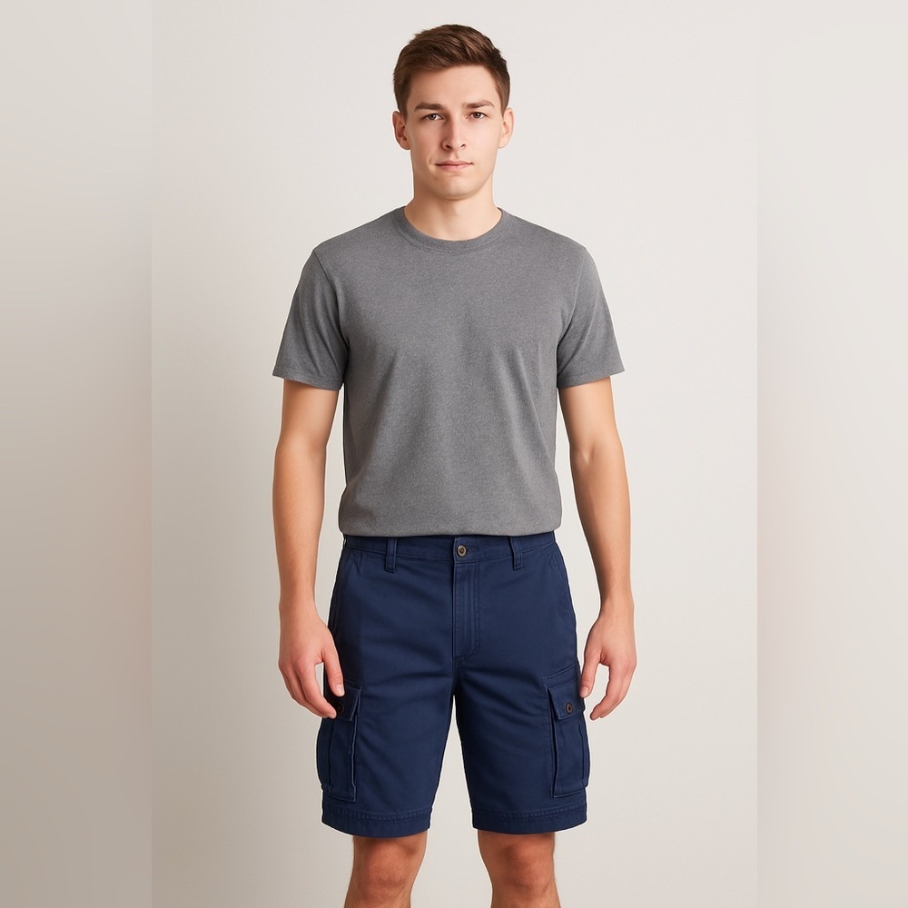 Arizona Jean Company Blue Cargo Shorts. Size 30.